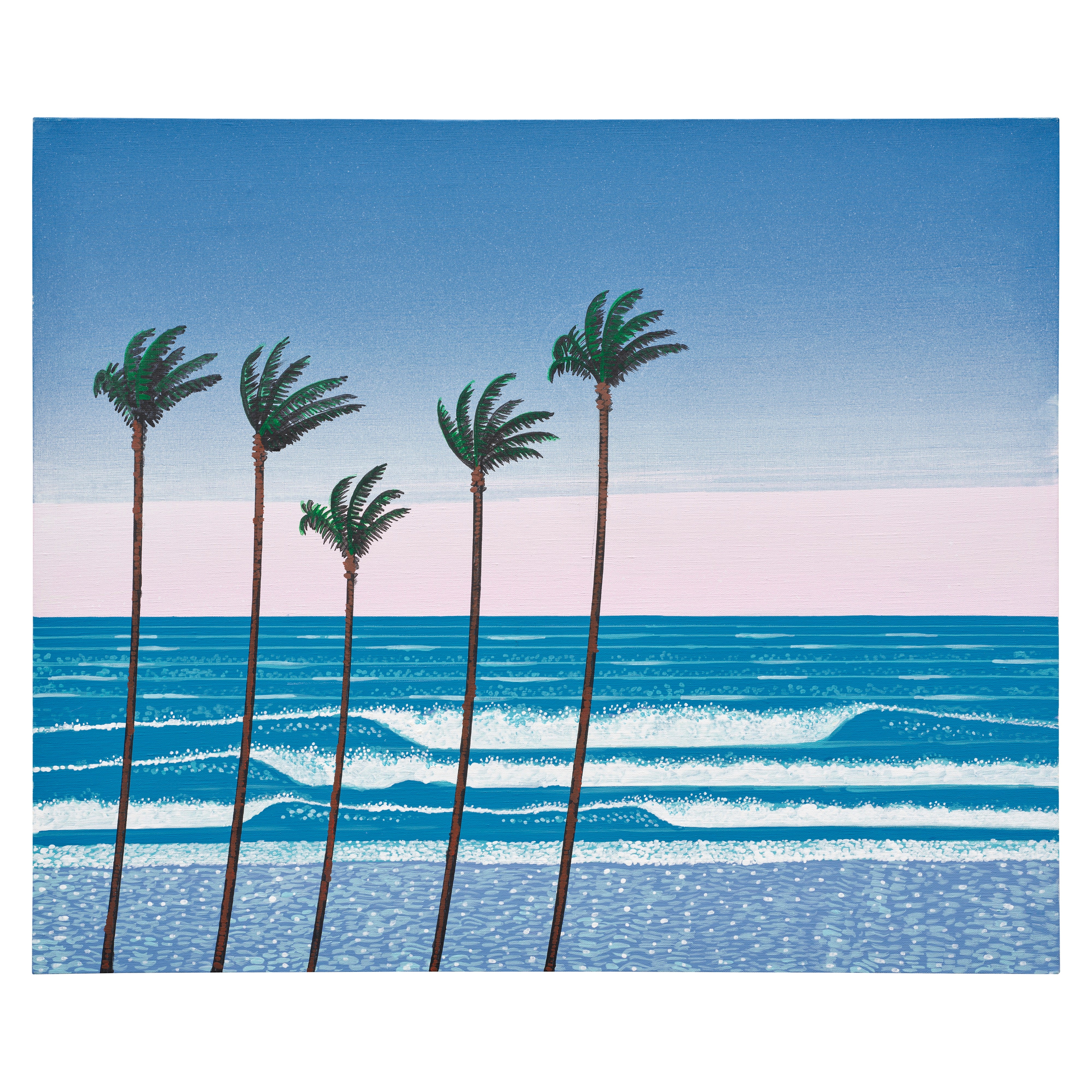 Hiroshi Onari です。 Hiroshi Nagai 'Untitled' Painting No. 1 – Acrylic on Canvas | Dropshop