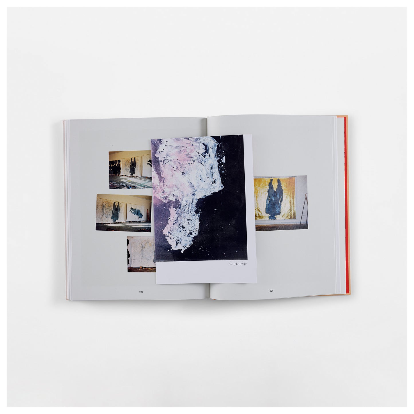 Cahiers d'Art: Georg Baselitz, 2025
272 Page hardcover monograph contained within the printed carboard slipcase, each book accompanied by 3 posters folded inside the book (as issued). Limited edition of 100, published by Cahier's d'art, Paris, France.