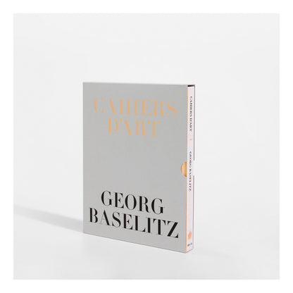 Cahiers d'Art: Georg Baselitz, 2025
272 Page hardcover monograph contained within the printed carboard slipcase, each book accompanied by 3 posters folded inside the book (as issued). Limited edition of 100, published by Cahier's d'art, Paris, France.