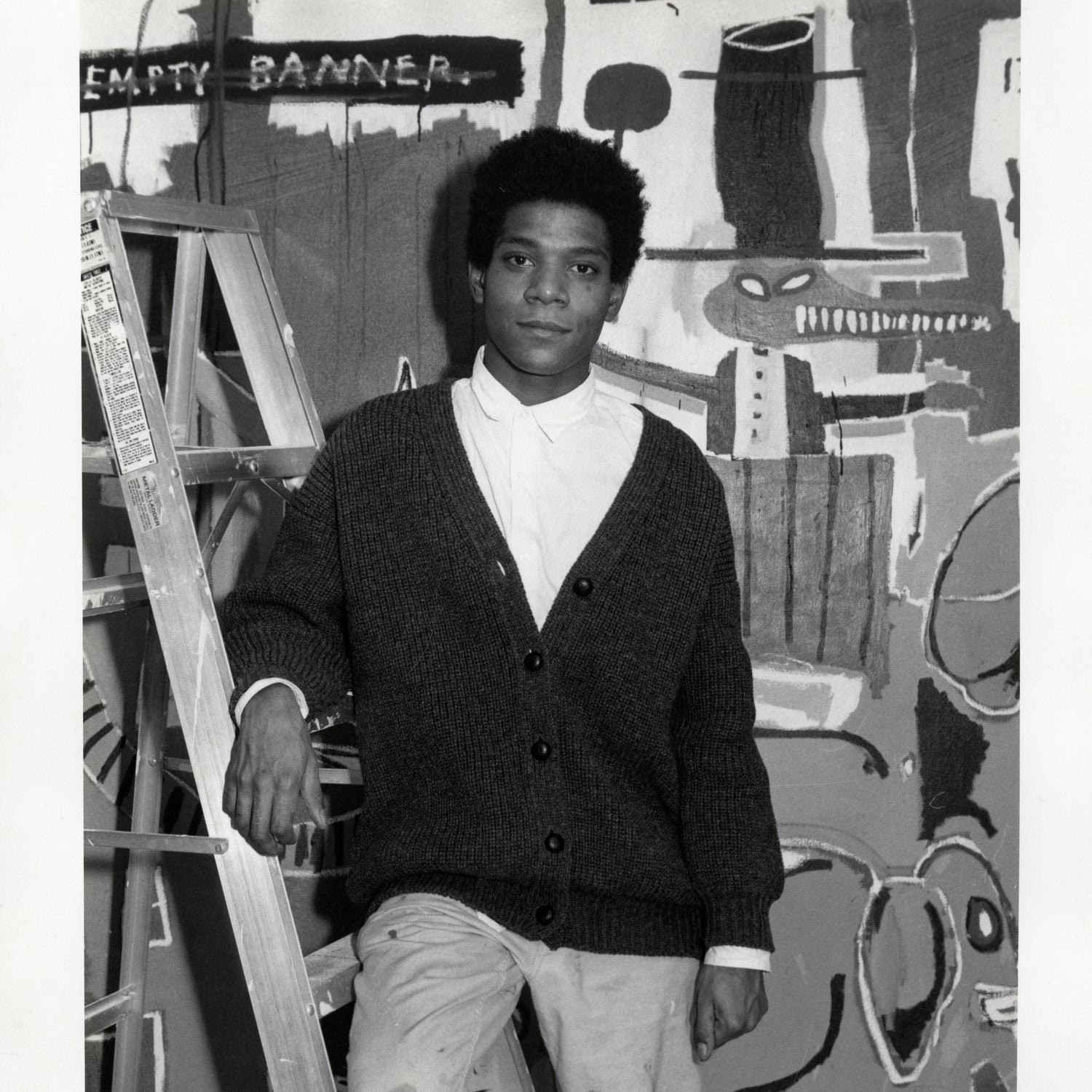 Jean-Michel Basquiat Artist Portrait, By Beth Phillips